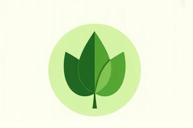 Leaf icon representing sustainability